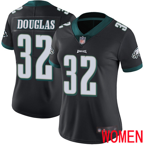 Women Philadelphia Eagles 32 Rasul Douglas Black Alternate Vapor Untouchable NFL Jersey Limited Player